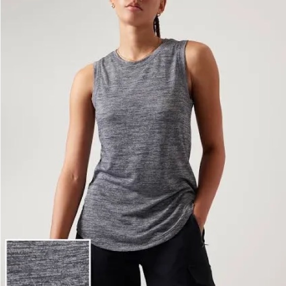 Athlete Breezy Tank Heather - Picture 3 of 4